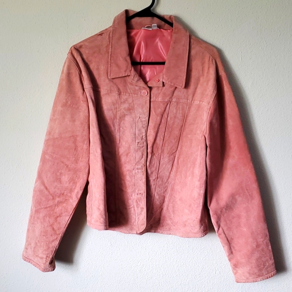 Pink Leather Jacket